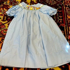 Nativity Dress 18m Petit bebe like new!